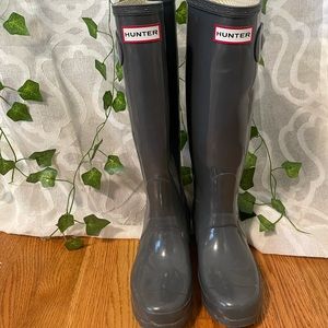 Grey Hunter Boots